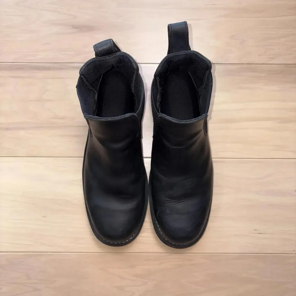 Danner Bull Run Chelsea 6 Black Work Boots Mens Size 12 EE Pull On Leather - Picture 4 of 8